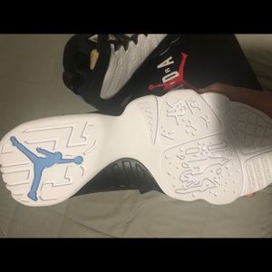 Jordan 9 university blue size 9.5 $240